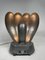 Italienische Antea Muschellampe im Art Deco Stil 2