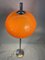 Orange Space Age Stehlampe, Italien, 1970er 4