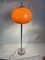 Orange Space Age Stehlampe, Italien, 1970er 1