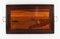 Maritime Landscape Marquetry Tray, 1890s 1