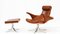 Seagull Chair by Gösta Berg & Sten-Erik Eriksson for Fritz Hansen, 1960s, Set of 2 3