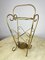 Italian Umbrella Stand in Brass, 1950s 2