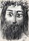 Pablo Picasso, Portrait of Jesus, 1st Edition from Toros y Toreros, 1961, Original Lithograph 1