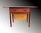 Danish Teak Sewing Table with Wicker Basket by Borge Mogensen for Bornholm 25