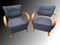 Art Deco Style H-237 Armchairs in by Jindřich Halabala for Up Závody, Set of 2 13