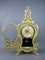 Reloj despertador de mesa estilo Napoleón III de latón dorado y boulle, siglo XX, Imagen 28