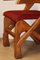 Sedie da pranzo vintage in legno, anni '60, set di 4, Immagine 22