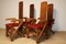 Vintage Wood Dining Chairs, 1960s, Set of 4, Image 3