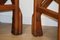 Vintage Wood Dining Chairs, 1960s, Set of 4, Image 8