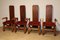 Vintage Wood Dining Chairs, 1960s, Set of 4, Image 12