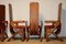 Vintage Wood Dining Chairs, 1960s, Set of 4 27