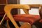 Sedie da pranzo vintage in legno, anni '60, set di 4, Immagine 16