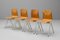 Mid-Century Stacking Chairs, 1960s, Set of 4, Image 1