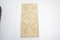 Small Beige Wool Rug, 1960s 1