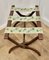 Folk Art Folding X Frame Luggage Rack, 1960s 4