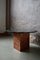 Vintage Brutalist Coffee Table in Marble with Copper Foot 6