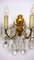 Brass and Crystal Wall Lamps from Palwa, 1960s, Set of 2 2
