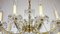 Lámpara de araña estilo Maria Theresia de cristal de plomo, años 70, Imagen 12