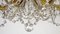 Lámpara de araña estilo Maria Theresia de cristal de plomo, años 70, Imagen 9