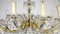 Lámpara de araña estilo Maria Theresia de cristal de plomo, años 70, Imagen 4