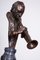 Artista checo, trompetista Art Déco, bronce sobre base de mármol, años 30, Imagen 9