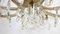 Lámpara de araña estilo Maria Theresia de cristal de plomo, años 70, Imagen 3