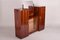 Art Deco Mahogany Sideboard with Mirror, France, 1920s, Image 1