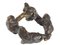 Abstract Bronze Sculpture Handle for Push Door, 1960s, Image 1