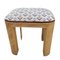 Vintage Spanish Bamboo Stool, Image 3