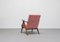 Mid-Century Model B 310 Var Easy Chair in Coral Velvet, 1960s, Image 6