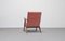 Mid-Century Model B 310 Var Easy Chair in Coral Velvet, 1960s 12