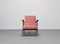 Mid-Century Model B 310 Var Easy Chair in Coral Velvet, 1960s 8