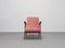 Mid-Century Model B 310 Var Easy Chair in Coral Velvet, 1960s, Image 8