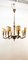 Vintage Chandelier with Parchment Fans, Image 14