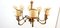 Lámpara de araña vintage con ventiladores de pergamino, Imagen 19
