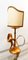 Lámpara de mesa vintage de hierro forjado, Imagen 7