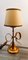 Lámpara de mesa vintage de hierro forjado, Imagen 11