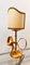 Lámpara de mesa vintage de hierro forjado, Imagen 8