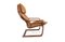 Vintage Lounge Chair in Leather, 1960, Image 6