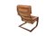 Vintage Lounge Chair in Leather, 1960 3