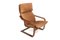 Vintage Lounge Chair in Leather, 1960 4