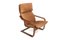 Vintage Lounge Chair in Leather, 1960, Image 4