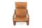 Vintage Lounge Chair in Leather, 1960 5