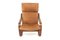 Vintage Lounge Chair in Leather, 1960, Image 5