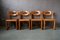 Skandinavische Vintage Stühle aus stapelbarem Holz, 8 . Set 1