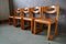 Skandinavische Vintage Stühle aus stapelbarem Holz, 8 . Set 4
