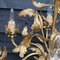 Italienischer Vergoldeter Tole Kronleuchter mit Akanthusblättern, 2010er 5