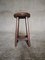 Swedish Workshop Stools in Pine and Leather, 1930s, Set of 2, Image 3