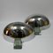 Mid-Century Chromed Metal and Crystal Sconces from Fase, 1970s, Set of 2 3