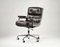 ES104 Time Life Lobby Chair in Dark Brown Leather by Eames for Vitra, USA, 2000s 3